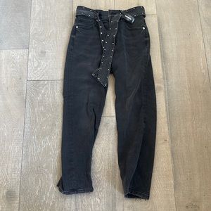 Women’s Black Express Jeans High Rise